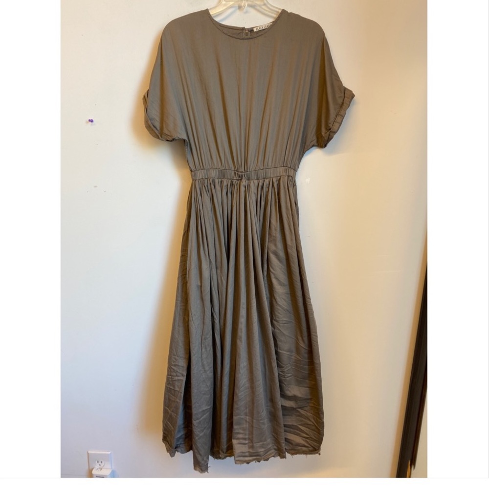 Black crane dress